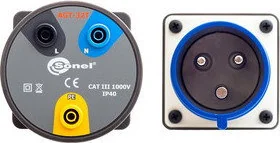 Sonel AGT-32T Adapter gniazd przemysłowych jednofazowych 32A WAADAAGT32T - Kostki, złączki, wtyczki - miniaturka - grafika 2