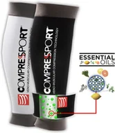 Pozostała odzież dla rowerzystów - Compressport Opaska na łydki UR2 Black CZARNE - miniaturka - grafika 1