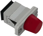 Adaptery i przejściówki - Qoltec Adapter światłowodowy hybrydowy LC/UPC-FC/UPC simplex MultiMode 54152 - miniaturka - grafika 1