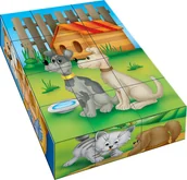 Klocki - Adamigo KLOCKI Zwierzątka I - 12 Elementów - 03266 - miniaturka - grafika 1