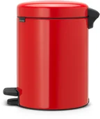 Kosze na śmieci - Brabantia Kosz na śmieci pedałowy NewIcon 5l czerwony - miniaturka - grafika 1