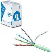 Kable miedziane - Gembird Kabel UTP KAT 5 drut AL- CU 305M szary (UPC-5004E-SOL) - miniaturka - grafika 1