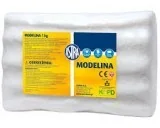 Masy plastyczne - Astra POLSKA Modelina luzem 1kg BIAŁA - miniaturka - grafika 1