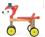 Jeździki dla dzieci - Janod   czterokołowy Lisek Baby Forest - miniaturka - grafika 1