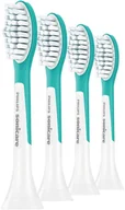 Końcówki do szczoteczek elektrycznych - Philips Sonicare Końcówki wymienne do szczoteczek do zębów Sonicare HX6044/33 Sonicare for Kids 7+ 4 szt jasnozielony biały - miniaturka - grafika 1