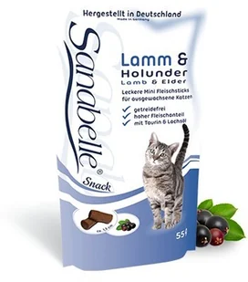 Sanabelle Snack Jagnięcina & Czarny bez 55g MS_12836 - Suplementy i witaminy dla kotów - miniaturka - grafika 3