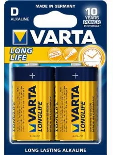 Varta Bateria Longlife Extra LR20/D 2szt 4120101412 - Baterie i akcesoria - miniaturka - grafika 2