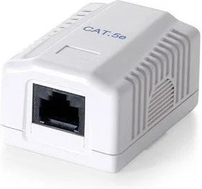 Equip Gniazdo natynkowe 1xRJ45 kat.5e kompletne białe 235111 - Pozostałe akcesoria sieciowe - miniaturka - grafika 5