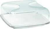 Pozostałe akcesoria kuchenne - Guzzini Kwadratowy pojemnik na ser Bolli, przeźroczysty - przeźroczysty 2700.00.00 - miniaturka - grafika 1