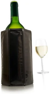 Vacu Vin Okrycie do butelki wina Rapid Ice czarne - Pozostałe akcesoria barmańskie - miniaturka - grafika 4
