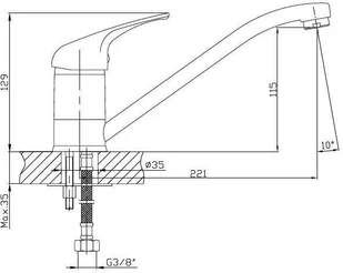 Kuchinox GRACE BKY 060D - Baterie kuchenne - miniaturka - grafika 2