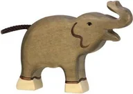 Figurki dla dzieci - Holztiger Mały drewniany Słonik 80150 - miniaturka - grafika 1
