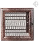 Akcesoria kominkowe - Kratki.pl Kratka kominkowa malowana OSKAR miedziana 17x17 z żaluzją 6674-898A9_2 - miniaturka - grafika 1