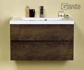 Szafki łazienkowe - Gante Szafka z umywalką 80/42 seria Elegante AD - miniaturka - grafika 1