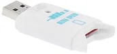 Czytniki kart pamięci - T'nB T 'NB readersd3 karty mikro SD) Biały READERSD3 - miniaturka - grafika 1