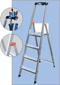Drabiny - Krause Drabina ze stopniami wolnostojąca Safety 3,70 m 126368 - miniaturka - grafika 1