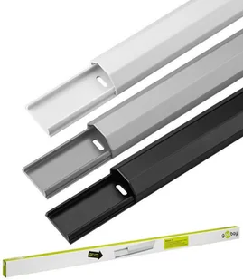 Goobay Listwa aluminiowa - osłona kabli 1,1 m x 50mm 3-kolory 90724 - Kanały kablowe Goobay Listwa aluminiowa - osłona kabli 1,1 m x 50mm 3-kolory 90724 - Kanały kablowe - miniaturka - grafika 1