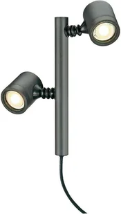 SLV SPOTLINE NEW MYRA 2 antracyt 2x GU10 max 2x4W IP44 233185 - Oprawy, klosze i abażury - miniaturka - grafika 2