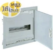 Rozdzielnie elektryczne - Legrand rozdzielnia RWN 1 x 12 drzwi białe 602411 - miniaturka - grafika 1