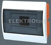 Rozdzielnie elektryczne - Elektroplast Rozdzielnia podtynkowa RP-8 Fala (N+PE) - miniaturka - grafika 1