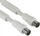 Kable - Hama kabel antenowy 90dB biały 3m filtr ferrytowy (43569) - miniaturka - grafika 1