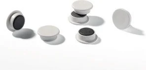 DURABLE Magnesy, średnica 21 mm, białe, 6 szt. - Magnesy DURABLE Magnesy, średnica 21 mm, białe, 6 szt. - Magnesy - miniaturka - grafika 1