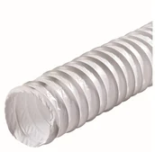 Wentylatory przemysłowe - Vents Kanał elastyczny PCV fi 125 mm 3 mb biały - miniaturka - grafika 1