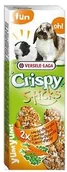 Przysmaki dla gryzoni - Versele-Laga Crispy Sticks Rabbit & Guinea Pig Carrot - Kolby Dla Królików I Świnek Z Marchewką 110G - miniaturka - grafika 1
