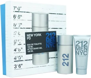 Carolina Herrera 212 Men zestaw woda toaletowa spray 100ml + balsam po goleniu 100ml - Zestawy kosmetyków męskich - miniaturka - grafika 2