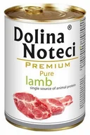 Mokra karma dla psów - Dolina Noteci Premium Pies Pure Jagnięcina Puszka 400g 12780 - miniaturka - grafika 1