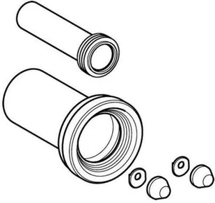 Geberit Zestaw przyłączeniowy do muszli wiszących 152422461 - Akcesoria hydrauliczne - miniaturka - grafika 4