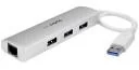 Huby USB - Startech HUB USB USB 3.0 3 porty + RJ45 ST3300G3UA - miniaturka - grafika 1