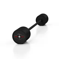 Marbo Sport Sztanga gumowana prosta 50 kg czarna MW-SG-50-K4