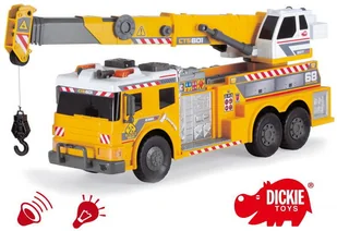 Dickie Dźwig ze światłem i dźwiękiem SI-3729004 - Samochody i pojazdy dla dzieci - miniaturka - grafika 2