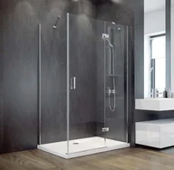 Kabiny prysznicowe - PMD Piramida Viva 120x90 prawa profil chrom połysk szkło przejrzyste VIVPROST-1290P-PRZEJ - miniaturka - grafika 1