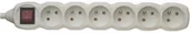 Gniazdka elektryczne - Emos gniazdo przedłużaczowe 670WS 6 gniazd z uziemieniem i wyłącznikiemP1600 - miniaturka - grafika 1