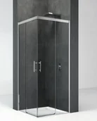 Ścianki i drzwi prysznicowe - Novellini Kali Drzwi prysznicowe 87-88,5x195 cm profile srebrne szkło przezroczyste KALIAH86L-1B - miniaturka - grafika 1