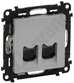 Gniazdka elektryczne - Legrand Valena Life Komputerowe kat. 6 UTP Aluminium - 753343 - miniaturka - grafika 1