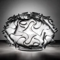 Lampy stojące - Slamp Piękna lampa stołowa VELI, antracyt - miniaturka - grafika 1