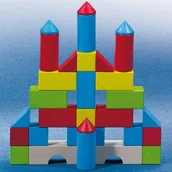 Klocki - Haba Kolorowe klocki 1076 - miniaturka - grafika 1