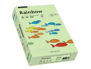 Rainbow Papier Papier xero A4 kolorowy blado zielony 72 7318761039027 - Papier do drukarek - miniaturka - grafika 2