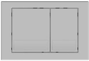 Przycisk WC chrom matowy Combi - Stelaże i zestawy podtynkowe do WC - miniaturka - grafika 2