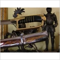 Repliki - broń - Płatnerze hiszpańscy GŁADKA POLSKA SZABLA OFICERSKA WZ 1921 Z POCHWĽ - miniaturka - grafika 1