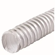 Wentylatory przemysłowe - Vents Kanał elastyczny PCV fi 125 mm 1 mb biały - miniaturka - grafika 1