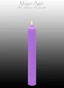 Świece - Magoi Agni Fioletowa świeca z wosku 9x1,2cm (5 sztuk) drim08a - miniaturka - grafika 1