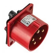 Osprzęt siłowy - Pawbol Wtyczka siłowa tablicowa prosta 32A/5p IP44 - miniaturka - grafika 1