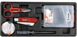 YATO WKŁAD DO SZUFLADY WIERTŁA, NARZĘDZIA 23CZ. YT-55471 - Pozostałe wyposażenie warsztatu - miniaturka - grafika 3