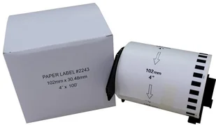 Brother Etykiety DK22243 102mm x 30.48m - Etykiety do drukarek - miniaturka - grafika 2