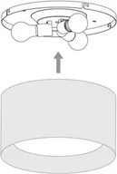 Lampy sufitowe - Astro Lighting plafon BEVEL ROUND 450 - Biały (4098)  - miniaturka - grafika 1