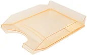 Półki na dokumenty - Office products Szufladka na biurko , polistyren/PP, A4, transparentna pomarańczo - miniaturka - grafika 1